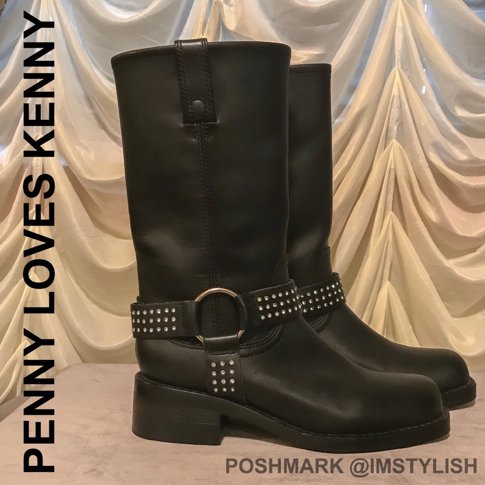 🆕SALE! NWOT Penny Loves Kenny Harness Boots Moto